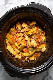 Crock pot white chicken chili. Crockpot Chicken Fajitas Paleo Freezer Dinner A Clean Bake