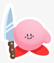 Maybe kirby pfp fandom in our collection you can find the most. Knife Kirby Sticker Kirby With A Knife Transparent Png 1070x1070 Free Download On Nicepng