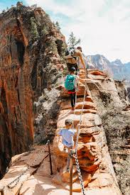 The trail to the top is a steep, narrow ridge, according to the park's website, and has proven fatal in the past. 5 Tips For Hiking Angel S Landing With Kids Wild Blue Family