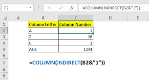 How To Convert Column Letter To Number In Excel