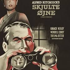 WOOD PRINT of rear Window Movie Poster, Cinema Movie Posters