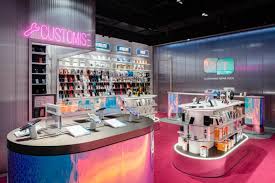 Happytel Carindale Store By Prospace Australia Brisbane Australia Retail Store Design Retail Space Design Store Design Interior