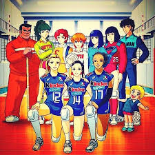 Mila E Shiro E La Nazionale Di Pallavolo Pallavolo Cartoni Animati Shiro