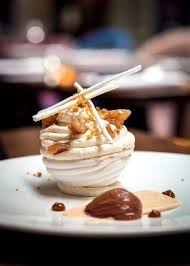 Mont Blanc Au Marron De L Ardeche Et Rhum Noir Montblancrecette Le Chef Du Restaurant De L Hotel Le Bauchaumont Teo Apostolski Food Desserts Seasonal Cooking