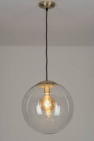 artikel 72875 transparant en tijdloos dat eenvoud ook heel mooi kan zijn bewijst deze hanglamp des te meer een armatuur in hanglamp glazen lampen glazen bol