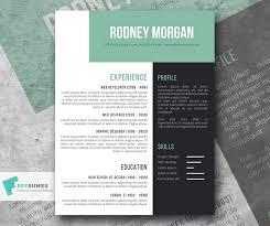 green experience resume template for
