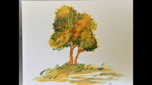 Malen mit acrylfarbe wie mit ölfarbe und weshalb es doch nicht klappt! Baum Malen Acryl Auf Leinwand Youtube
