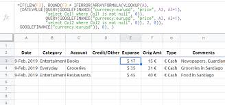 Automatic Currency Conversion In Google Sheets Web Applications Stack Exchange