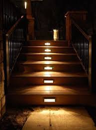 Adding Lighting To Your Outdoor Stairs Improves Visibility And Safety And Also Increases The Visual Appeal Of Outdoor Stair Lighting Deck Lighting Deck Steps