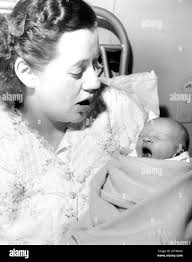 Sept bébés Banque d'images noir et blanc