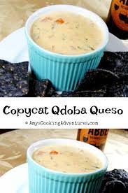 Qdoba Three Cheese Queso Copycat Recipe Qdoba Recipe Recipes Qdoba Chicken Recipe