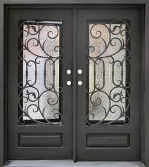 Explore 12 listings for 15 panel glass door at best prices. Wrought Iron Door Doors W Iron Works Oper Able Glass Panel Fl Iron7101s 6 Fl Iron7101s 6