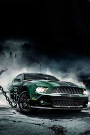 A Few Chains Aren T Holding This Mean Mustang Back Mustang Wallpaper Ford Mustang Wallpaper Car Backgrounds