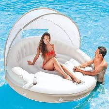 Intex Canopy Island 199cm Schwimmliege Pool Wasserliege Badeinsel Luftmatratze Ebay Luftmatratze Pool Schatten Pool