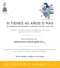 Años o más, de 50 a 59 años y de 40 a 49 años, esta vez todos los interesados en tener el registro deben ingresar al sitio y poner los siguientes datos Aviso Gobierno Municipal De Naucalpan De Juarez Facebook