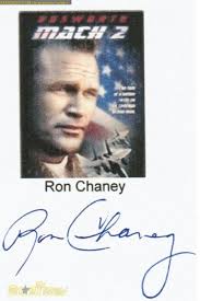 Ron Chaney autograph collection entry at StarTiger