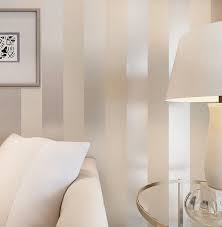 Non Woven Metallic Glitter Wallpaper Modern Background Wall Wallpaper White And New Decorating Stripe Wallpaper Bedroom Striped Walls Wallpaper Living Room