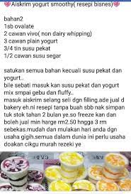 Resepi aiskrim 3 bahan saja. Kuali Mama Aiskrim Yogurt Resepi Ada Kat Gambar Kalau Facebook