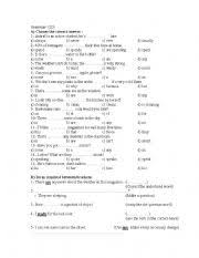 7th grade english language arts. English Worksheets Grammar Grade 7