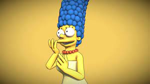 Download Marge Simpson 3D Figure Wallpaper | Wallpapers.com