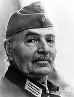 JAMES MASON in CROSS OF IRON, 1977, directed by SAM PECKINPAH. Copyright  AVCO EMBASSY.