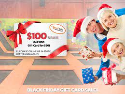 The gift card voucher/receipt will be emailed to you. Black Friday Sale 100 Gift Urban Air Adventure Park