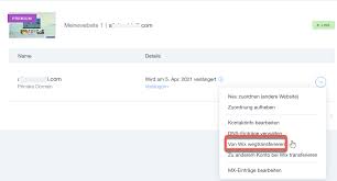 Eine Domain Von Wix Weg Transferieren Support Zentrum Wix Com