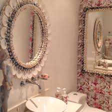 Today's custom bathrooms are large, some as big as traditional master bedrooms. Espejo Redondo Framed Bathroom Mirror Mirror Decor