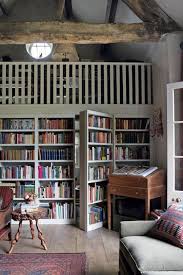 Magicalhome A Home Library With Beams A Loft And A Secret Door House Garden Magazine Uk Home Libraries Home Library Secret Rooms