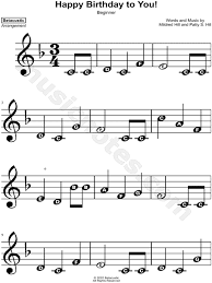 Betacustic Happy Birthday To You Beginner Sheet Music For Beginners In F Major Download Print Sheet Music Music Happy Happy Birthday To You