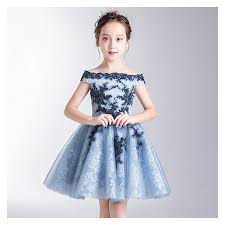 Abito blu drag queen vestito splendida blu di prussia lunghezza braciale con fiore blu per damigella scarpa blu matrimonio abito blu la land costume bambina damigella abito blu con manicotti abito damigella taglie forti abiti da damigella xxxxl. Abito Bimba Da Damigella Azzurro Blu Ricamato 100 160cm Sweet Mommy