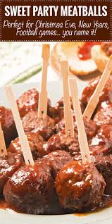 All the joys of irish food, with all the ease of a crock pot. Slow Cooker Sweet Party Meatballs The Chunky Chef