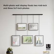 Kate and laurel bordeaux gallery multi size picture frame wall kit, set of 6, rustic brown and charcoal gray, chic photo frames for wall. Exhibit Picture Frame Set Shop Modern Gallery Picture Frames Umbra