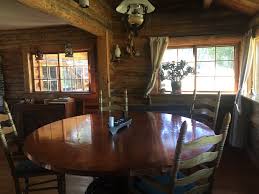 Moreover, each table is handcrafted by expert wood workers who have made a living perfecting their craft for a life time. Log Cabin Mcreynolds Blacktail Cabins