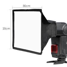 Light Reflector Universal Cloth Softbox Flash Diffuser Mini Diffuser Light Softbox With Elastic Mounting For External Camera Flashes 20cm For Studio Or Any Photography Situation Reflectors
