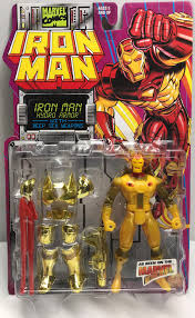 Black And Gold Iron Man Action Figure Tas039310 1994 Toy Biz Iron Man Action Figure Hydro Armor Deep Sea Iron Man Action Figures Marvel Statues Iron Man