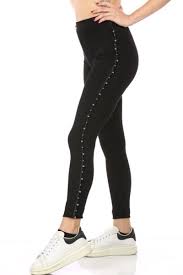 Siyah Yani Boncuklu Tayt 32 99 Tl Taytlar Moda Stilleri Moda