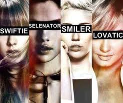Selena, Taylor, Miley, Demi. nombres del Talento