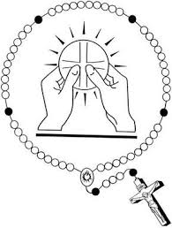 Holy Eucharist And Rosary Catholic Coloring Page Catholic Coloring Communion Banner First Communion Banner