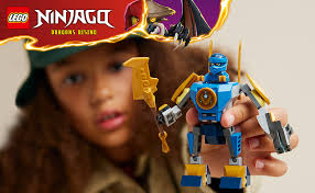 Amazon.com: LEGO NINJAGO Jay's Mech Battle Pack Juego de juguetes de  aventura para niños, con minifigura de Jay y figura de Mech, regalo  creativo de ninja para niños y niñas de 6