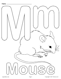 Animal coloring pages, easy coloring pages, free coloring pages for kids, learning the alphabet, preschool coloring pages, toddler coloring as the second part of the previous post, this time i'll introduce to you series of easy alphabet colouring pages, including letter m coloring page. Letter M Coloring Sheet Printable Novocom Top