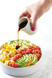 Tuna Poke Sushi Bowl Recipe Poke Sushi Bowl Tuna Poke Bowl Recipe Recipes