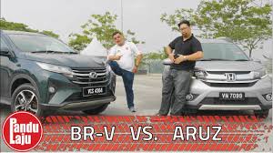 This was indeed my dream car and now i was driving it. Perodua Aruz Vs Honda Br V Ini Jawapan Kami Youtube
