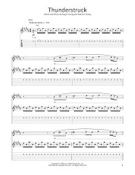 Here you can post a video of you playing the thunderstruck tab, so your fellow guitarists will be able to see you and rate you. Thunderstruck Sheet Music Ac Dc School Of Rock Guitar Tab
