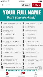 Name Workout Workout Names Wod Workout Gymnastics Workout