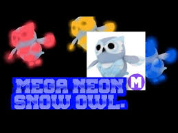 Mega Neon Snow Owl Roblox Adopt Me Youtube The sale hosts up to 60% off on a bunch of pets, vehicles, accessories, houses, and more! mega neon snow owl roblox adopt me