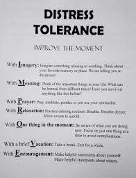 Pin By Sonia Martinez On Stay On Track Distress Tolerance Dialectical Behavior Therapy Therapy Worksheets