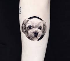 Now, it's up to you where you want to ink your disney tattoo, but it would be smart to avoid areas with thin skin or bony areas. Dog Head Tattoo By Tattooist Yeono Post 30803