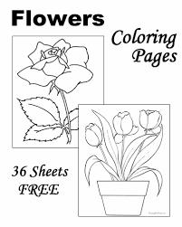 Print as many as you like and come back regularly for more. Flower Coloring Pages