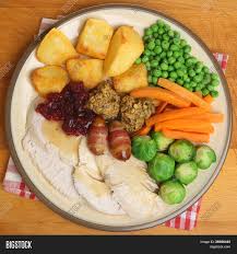 What is a typical english. Roast Turkey Christmas Image Photo Free Trial Bigstock